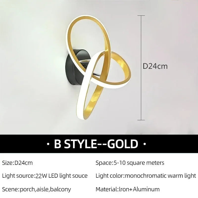 Moderne LED Wandleuchte – Kleeblatt Zwart & Witte Plafondlamp voor Slaapkamer, Woonkamer, Gang en Werkkamer met Afstandsbediening en Dimbare Opties
