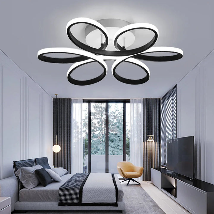 Flush Mount Lamp 12W Woonkamer Hal Lichten Drie Kleuren Moderne Stijl Plafondlamp Super Helder Oogzorg voor Hal Trappen