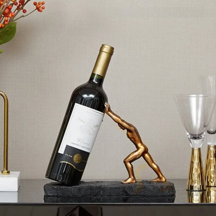 Wijnfleshouder - VinoLux - Premium Ontwerp - Luxueuze Blickfang