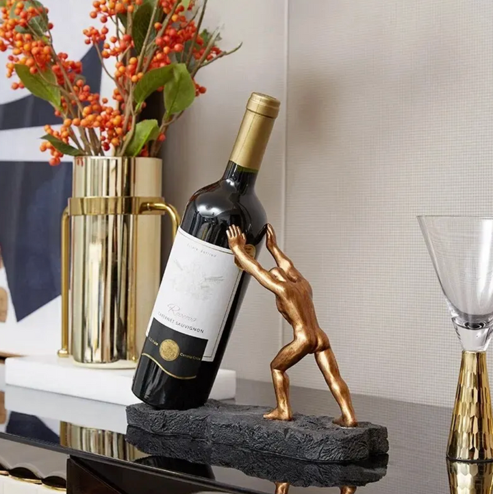 Wijnfleshouder - VinoLux - Premium Ontwerp - Luxueuze Blickfang