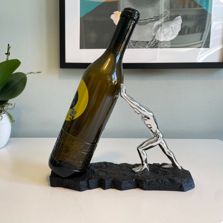 Wijnfleshouder - VinoLux - Premium Ontwerp - Luxueuze Blickfang