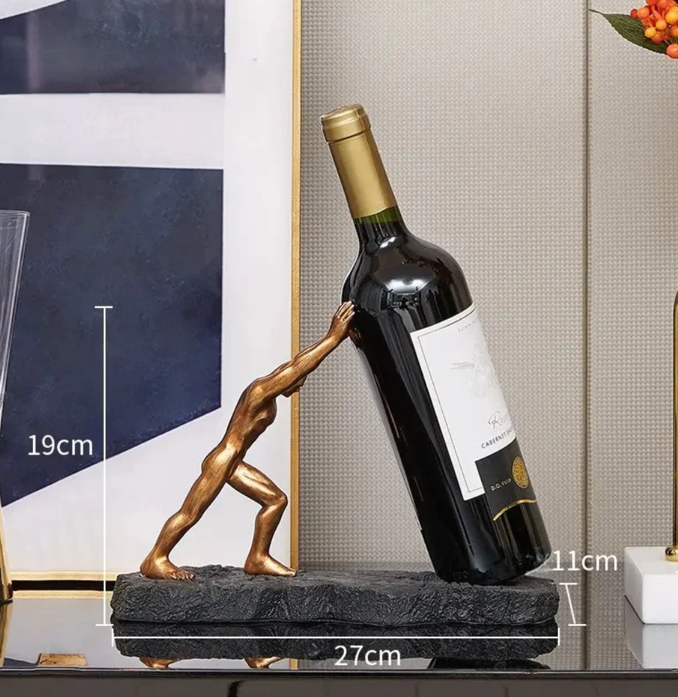 Wijnfleshouder - VinoLux - Premium Ontwerp - Luxueuze Blickfang