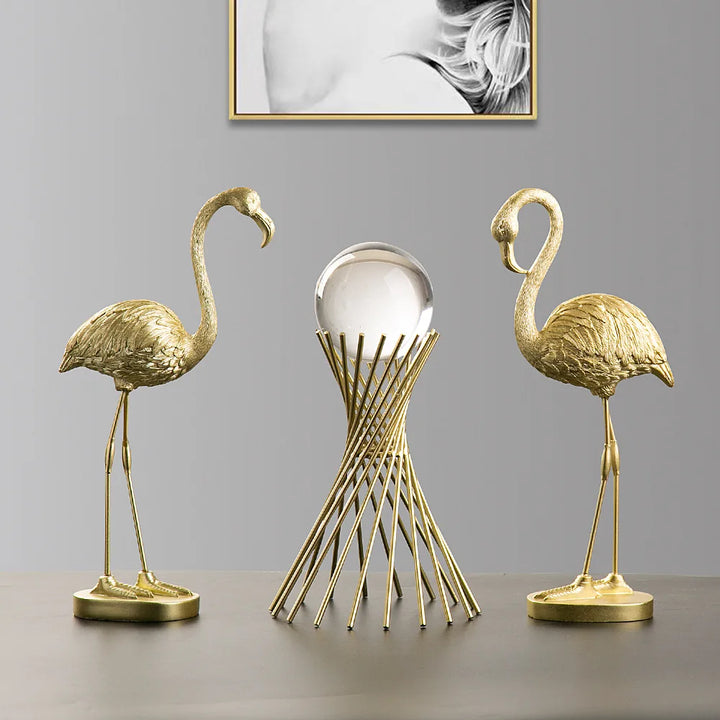 Noordse Flamingo Beeld Figur Standbeeld Sculptuur Woonkamer Kantoor Bruiloft Feest Ornamenten Huishouddecoratie Decoratieaccessoires