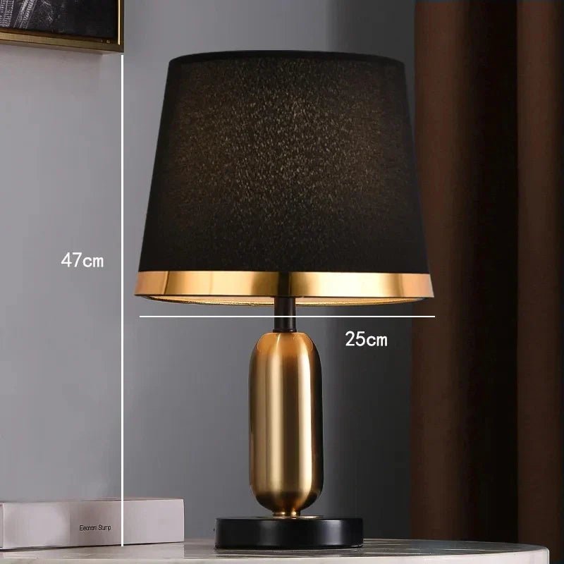 Europese Retro Slaapkamer Nachttafel Lamp - Moderne Amerikaanse Decoratieve Lichtbron