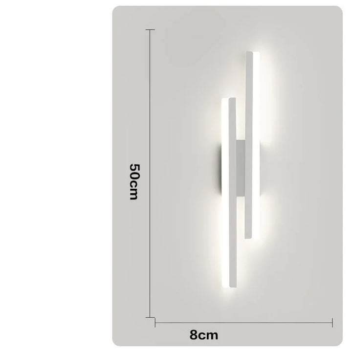Moderne LED Wandlamp Strip Licht: Eenvoudige en stijlvolle verlichting
