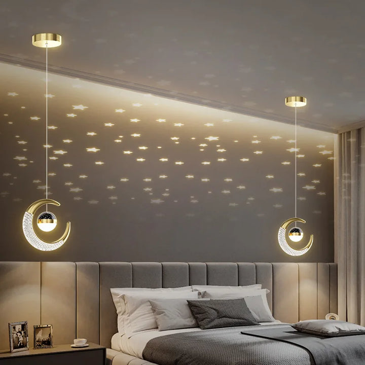 Woondecoratie gang plafondlamp - sterachtige sfeer LED hanglamp