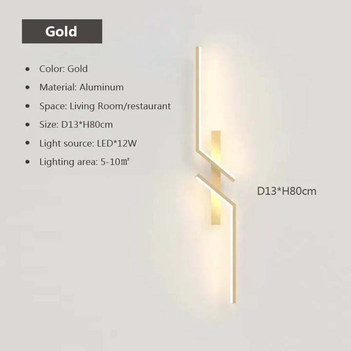 Moderne LED-Wandlamp - Minimalistisch ontwerp, op- en aflicht voor slaapkamer, woonkamer, TV-sofa en lobby - Dimbare wandmontageverlichting