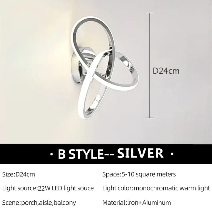 Moderne LED Wandleuchte – Kleeblatt Zwart & Witte Plafondlamp voor Slaapkamer, Woonkamer, Gang en Werkkamer met Afstandsbediening en Dimbare Opties