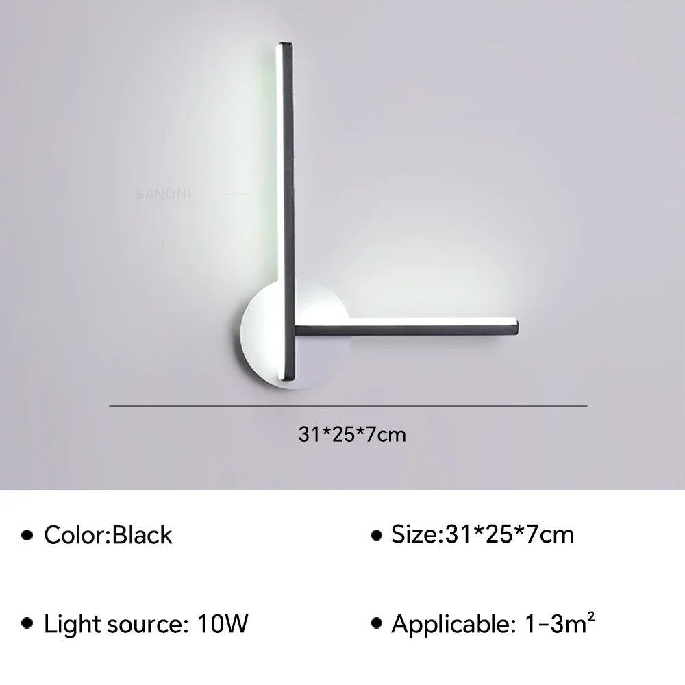 Moderne LED Wandlamp Nachtkastje Sconces - Interieur Verlichting Fixture voor Woonkamer, Slaapkamer, Hotel