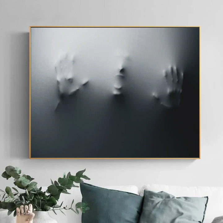 Moderne Kunst Abstracte Geestfiguren Op De Muur Canvasprints Zwart Witte Muurkunst Posters Foto's Voor Woonkamer Slaapkamer Kunst Decor