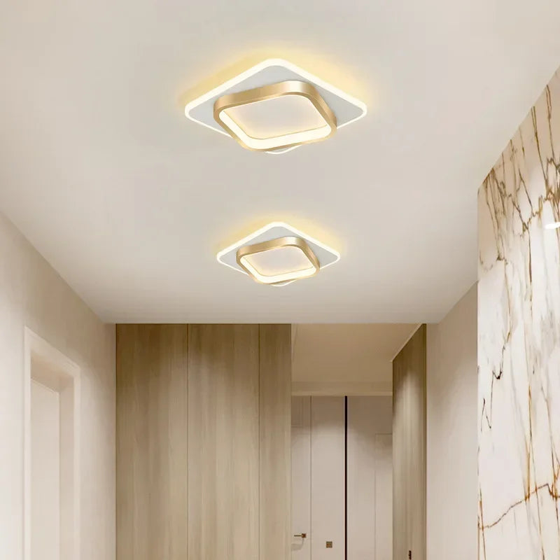 Moderne LED Gang Plafondlamp Kroonluchter - Binnenverlichting voor hal, trap, foyer, balkon, slaapkamer, badkamer