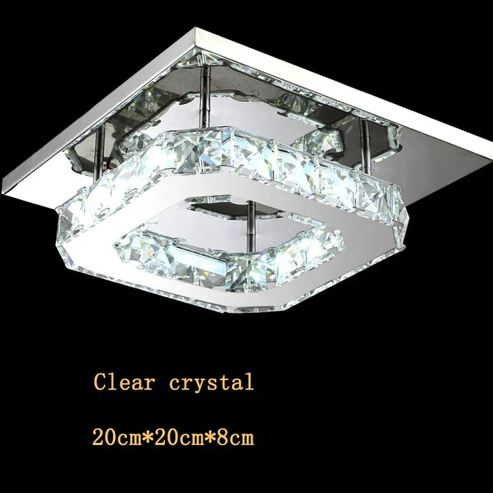 Plafondlampen - Decoratieve LED lampen voor kamer kroonluchters, kristallen kroonluchters - Woonkamer, keuken, slaapkamer, modern, eetgedeelte, gang