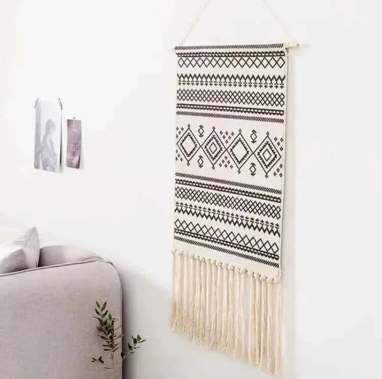 Arosta | Macrame Hangende Katoenen Tapijt