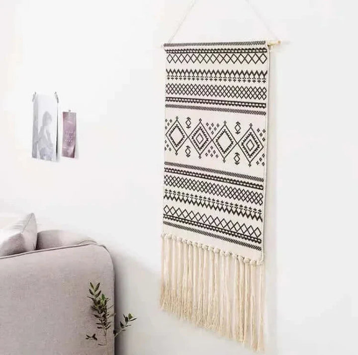 Arosta | Macrame Hangende Katoenen Tapijt