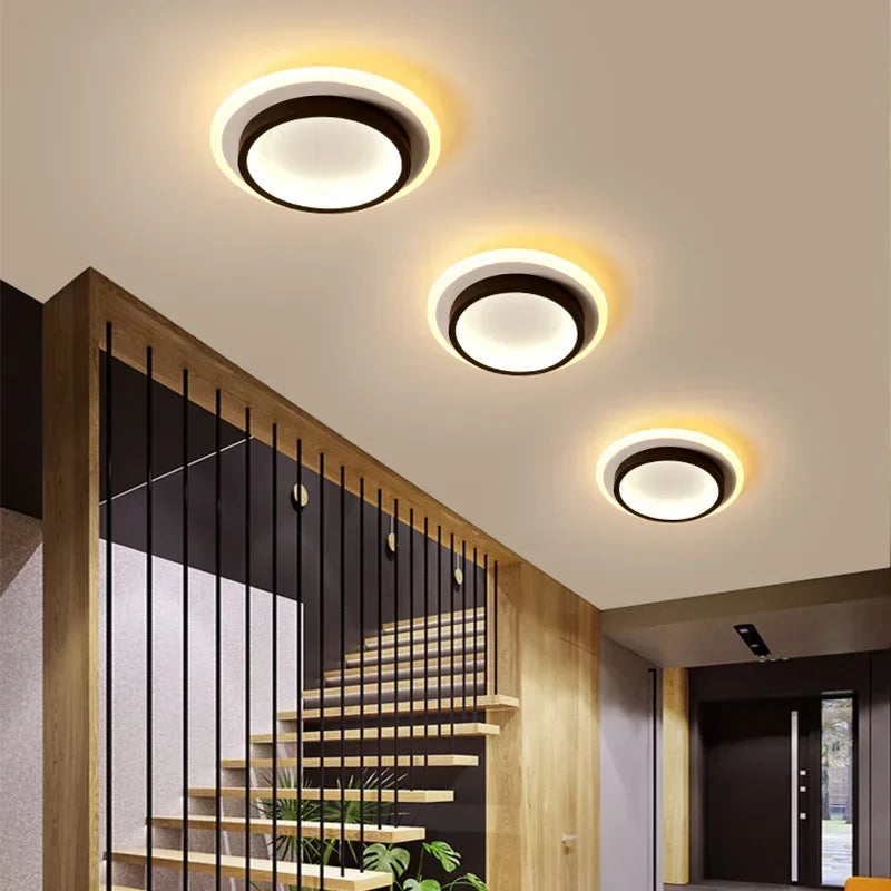 Moderne LED Gang Plafondlamp Kroonluchter - Binnenverlichting voor hal, trap, foyer, balkon, slaapkamer, badkamer