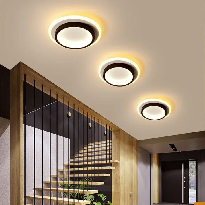 Moderne LED Gang Plafondlamp Kroonluchter - Binnenverlichting voor hal, trap, foyer, balkon, slaapkamer, badkamer