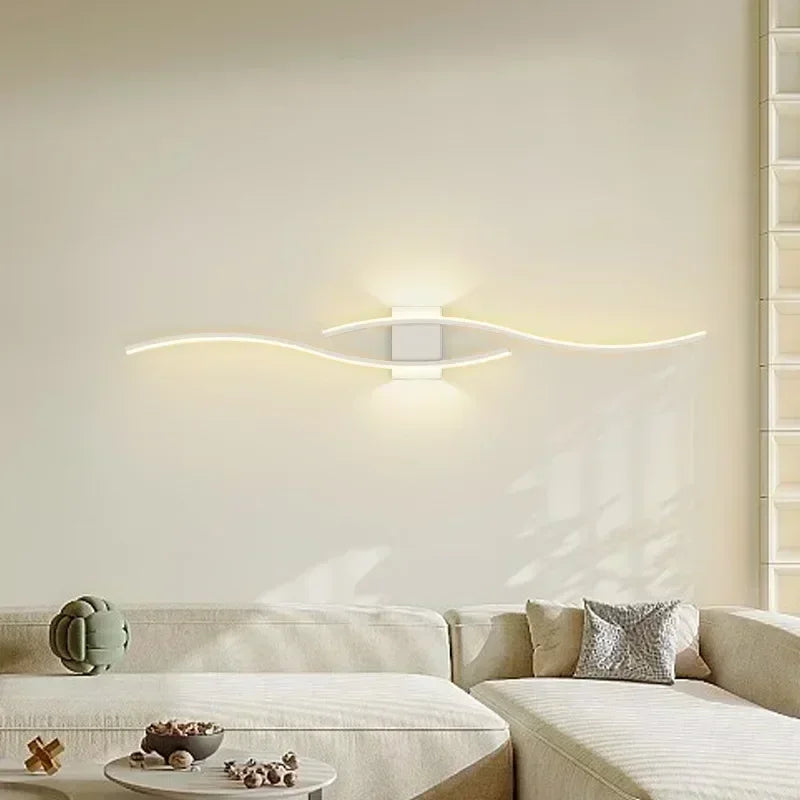 Moderne LED Wandlamp – Dimbare Op- en Neerwaartse Wandlamp voor Slaapkamer, Woonkamer en Interieurs
