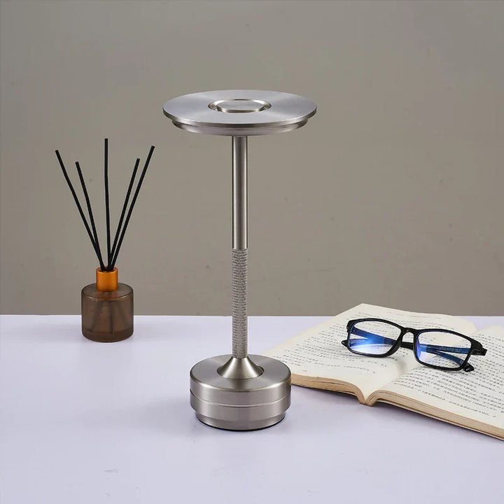 Klassieke Touch-Sensor-LED-Tafellamp | Oplaadbare draadloze bureaulamp met 3 instelbare kleurtemperaturen