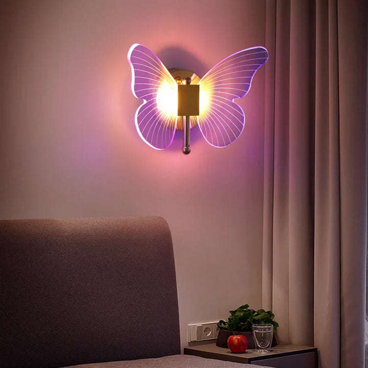Schmetterling LED Wandlamp: Voeg kleurrijke elegantie toe aan uw ruimte