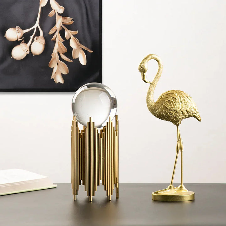 Noordse Flamingo Beeld Figur Standbeeld Sculptuur Woonkamer Kantoor Bruiloft Feest Ornamenten Huishouddecoratie Decoratieaccessoires