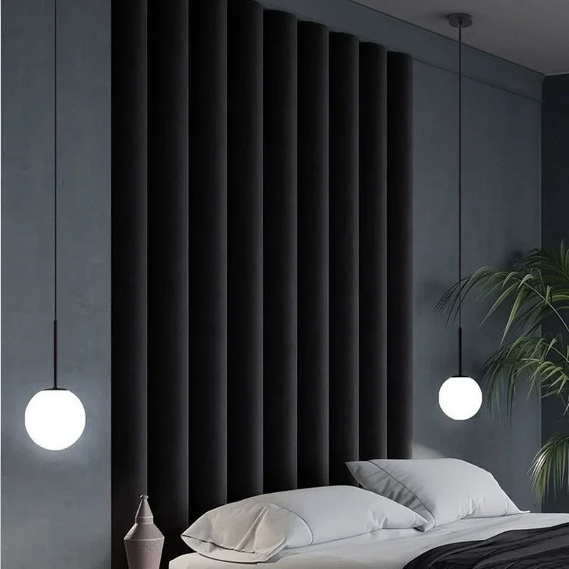 Moderne Glasballen Hanglamp – Decoratieve nordic lamp voor eetkamer, slaapkamer en bar