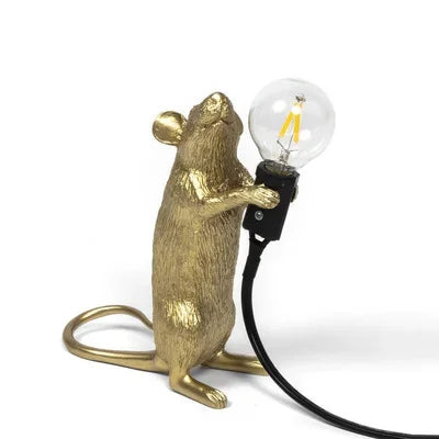 Moderne USB-Muislamp LED-nachtlamp – Creatieve diervorm nachttafellamp voor woondecoratie, slaapkamer en desktopverlichting