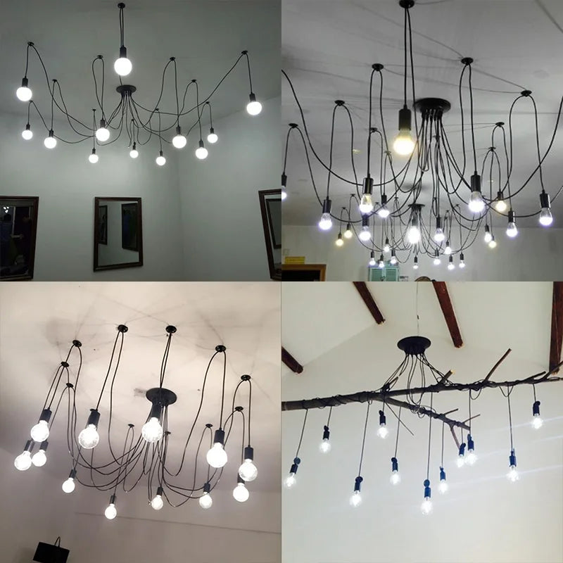 DIY Hanglampen: Moderne Retro-Kroonluchter voor stijlvolle woningdecoratie