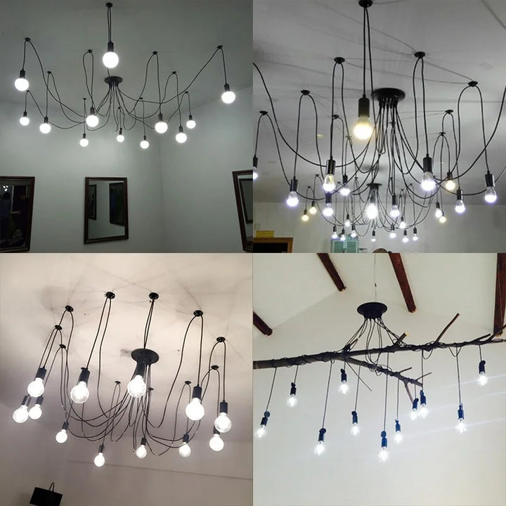 DIY Hanglampen: Moderne Retro-Kroonluchter voor stijlvolle woningdecoratie