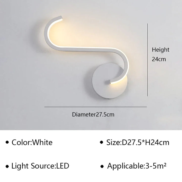 Moderne LED Wandlamp Nachtkastje Sconces - Interieur Verlichting Fixture voor Woonkamer, Slaapkamer, Hotel