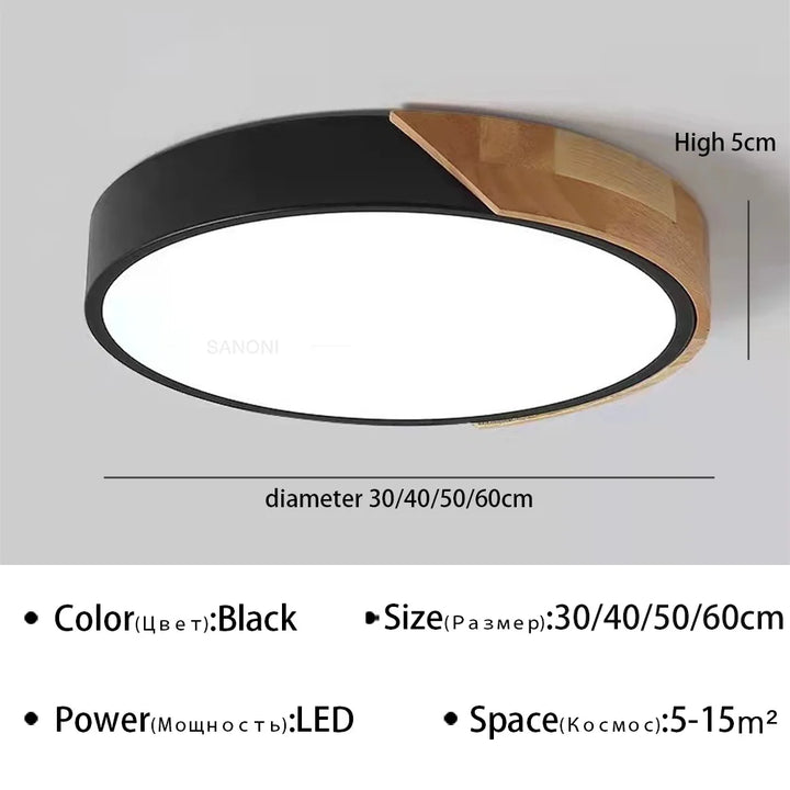 Moderne LED plafondlamp Macaron kroonluchter