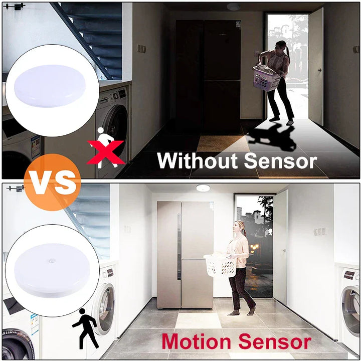 LED PIR bewegingssensor plafondlamp - moderne verlichting voor slaapkamer, woonkamer, trappenverlichting