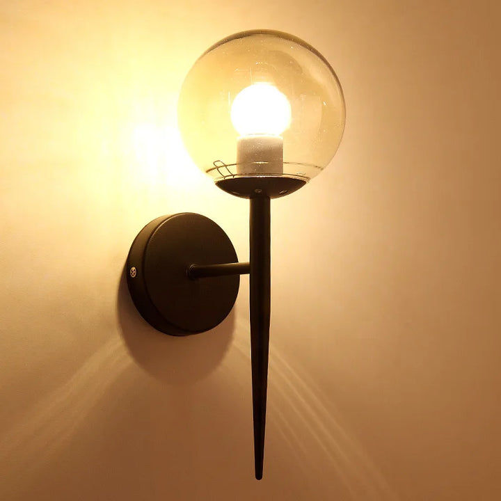 Moderne Minimalistische LED Wandlamp – Europese Stijl Glazen Wandlamp voor Woonkamer, Slaapkamer en Nachttafel