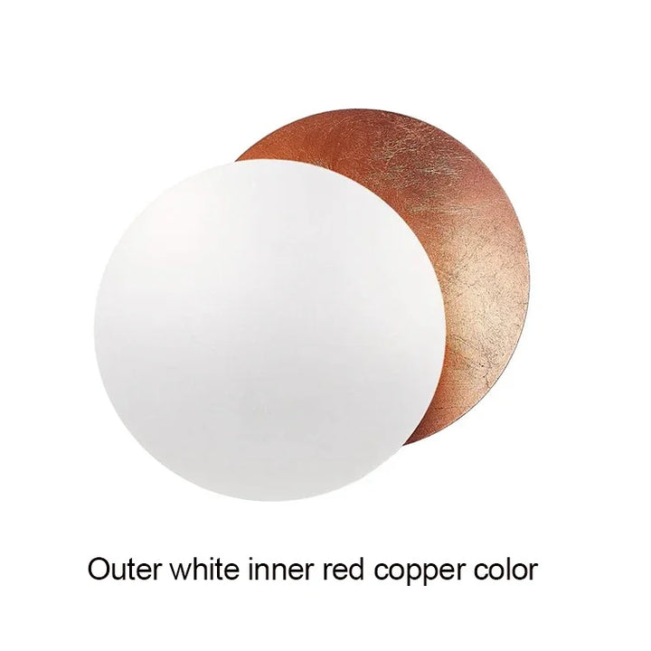 Moderne Eclipse Wandlamp – Ronde LED-wandlamp voor slaapkamer, gang, hal en woonkamer