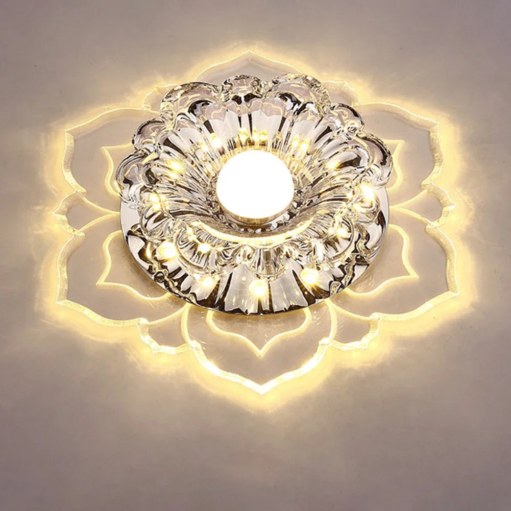 Moderne LED-ceilinglamp Crystal ceiling lamp - Slaapkamer-chandelier Indoor lighting for living room Home decor LED chandelier