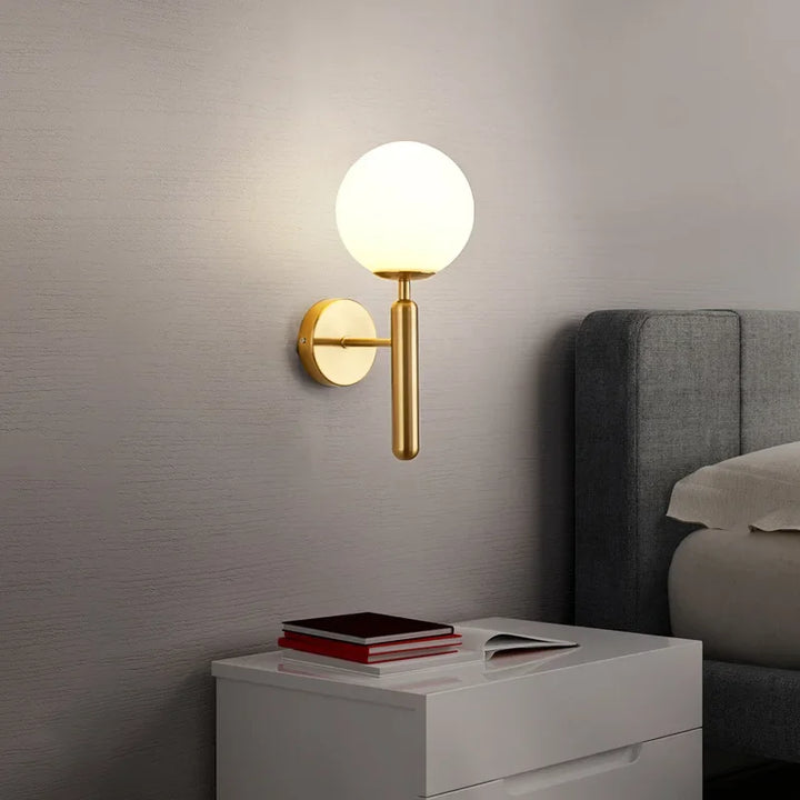 Moderne LED Wandlamp – Interieur Wandlamp voor Hotel, Badkamer, Slaapkamer, Woonkamer, Hal & Gang, E27 Drie-Kleur Verstelbaar, AC Aangedreven