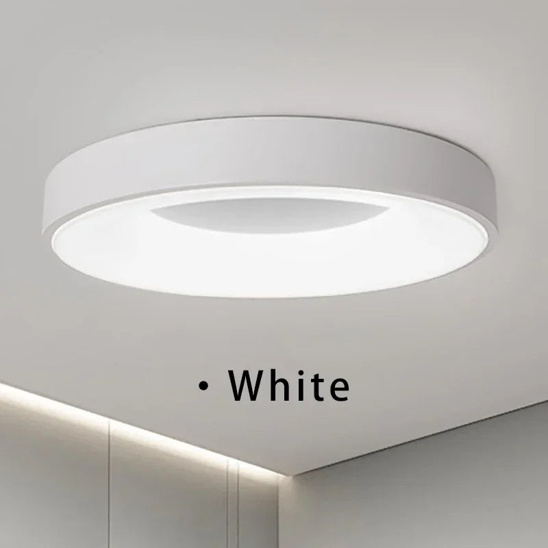 Moderne Macaron LED Plafondlamp - Verstelbaar rond ontwerp met afstandsbediening dimmen voor slaapkamer, woonkamer en gang