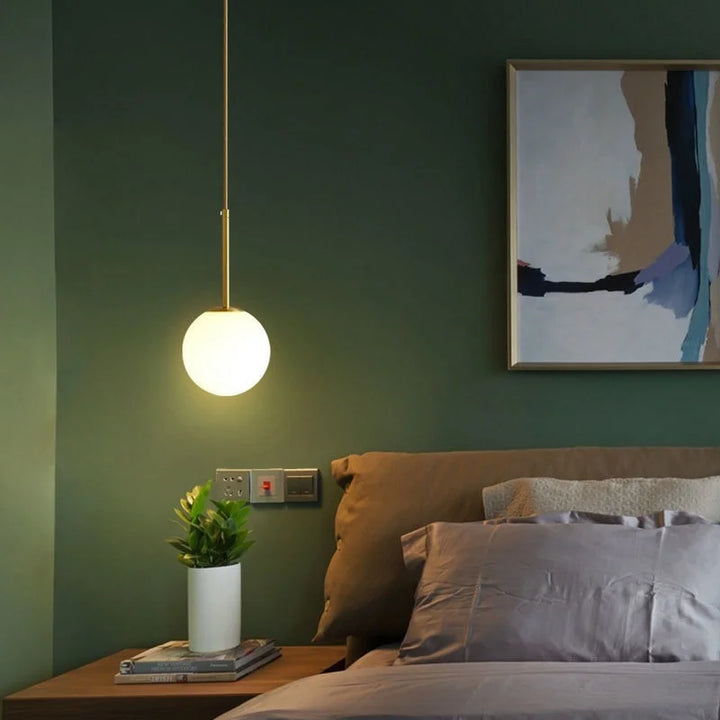 Moderne Glasballen Hanglamp – Decoratieve nordic lamp voor eetkamer, slaapkamer en bar