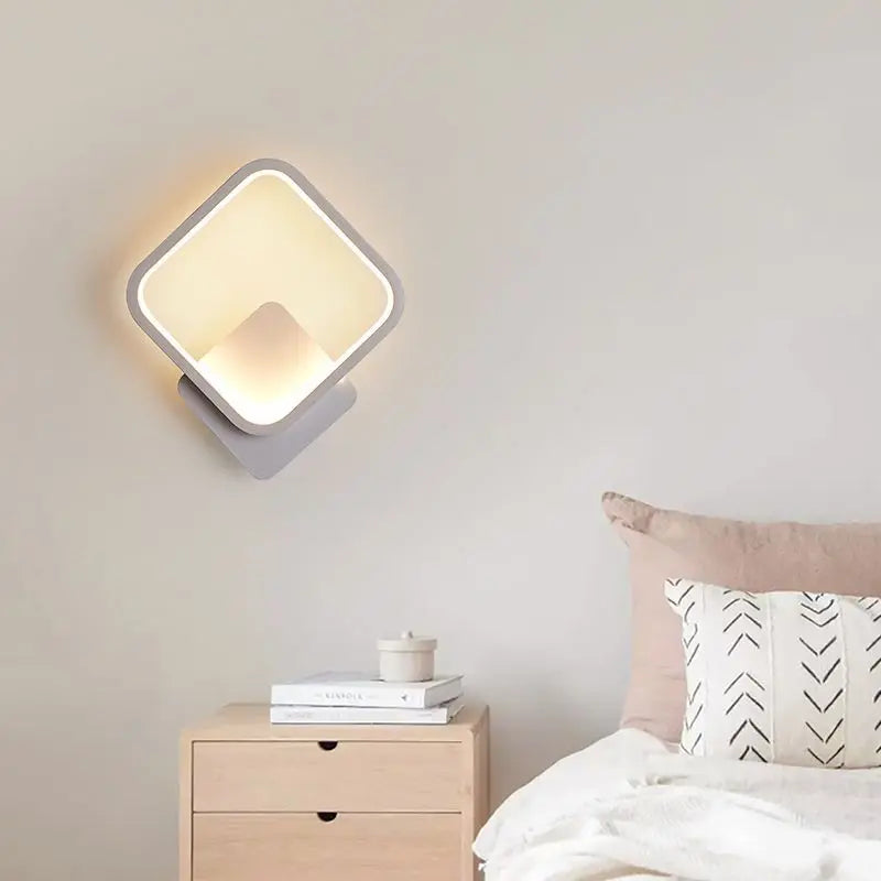 Moderne LED Wandlamp - Ronde Wandlamp voor Slaapkamer, Woonkamer, Hal en Kantoor