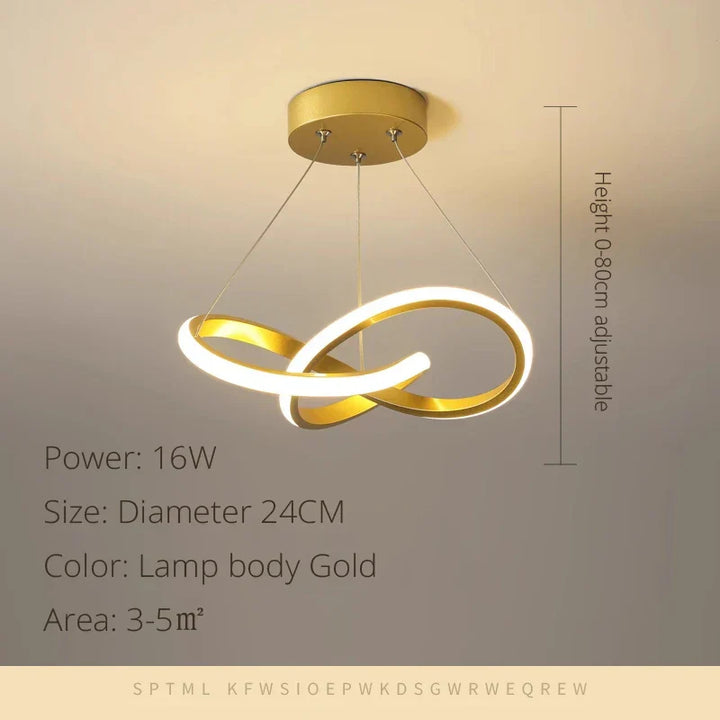 Moderne LED Hanglamp Chandelier - Elegante Hanglamp voor Veelzijdige Ruimtes