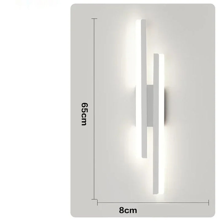 LED slaapkamer wandlamp wand acryl lampenkap binnenverlichting voor woonkamer gang lichtarmatuur 50 cm 16 W