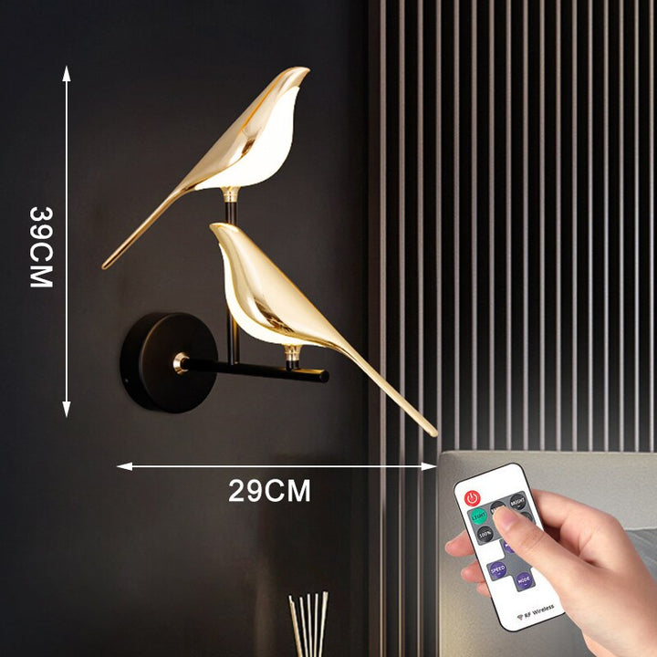 Moderne Nordic Wand Vogel Lamp