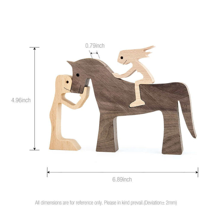 Deense houten dierenornamenten