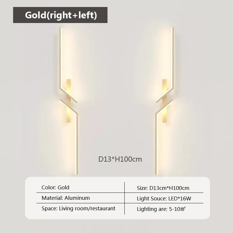 Moderne LED-Wandlamp - Minimalistisch ontwerp, op- en aflicht voor slaapkamer, woonkamer, TV-sofa en lobby - Dimbare wandmontageverlichting