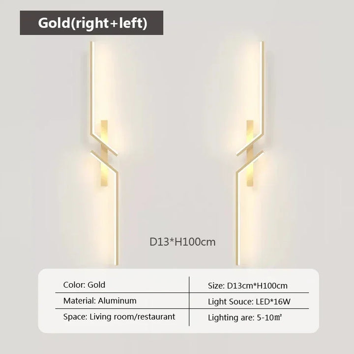Moderne LED-Wandlamp - Minimalistisch ontwerp, op- en aflicht voor slaapkamer, woonkamer, TV-sofa en lobby - Dimbare wandmontageverlichting