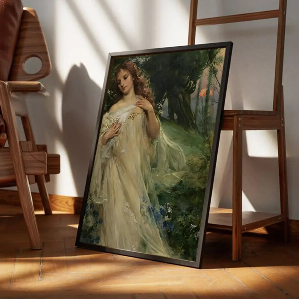 Vintage Portret Klassieke Schilderkunst Canvas Prints Beroemde Schilderijen Wanddecoratie Posters Foto's voor Woonkamer Eetkamer Slaapkamer Kunst Decor