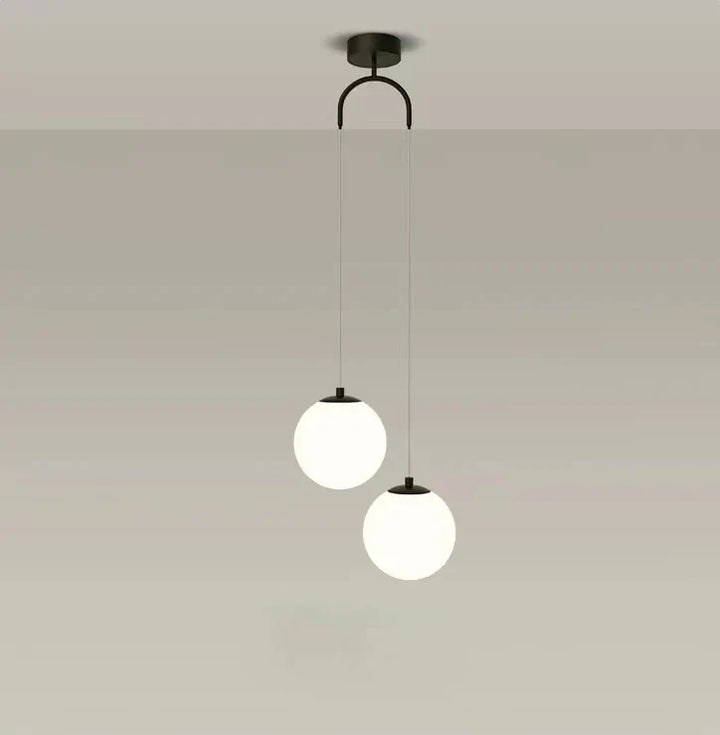 Moderne Glass LED Pendant Light – Nordic Style Hanglamp voor Woonkamer, Slaapkamer, Restaurant en Bar, 220V AC, Binnenverlichtingsarmatuur