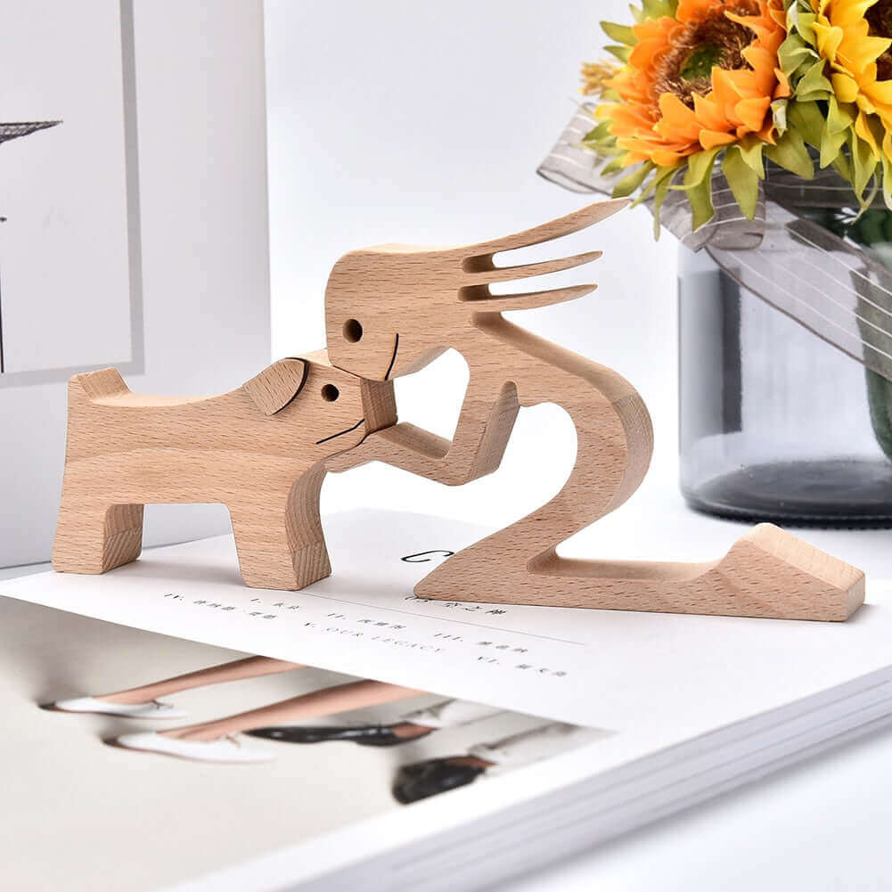 Deense houten dierenornamenten