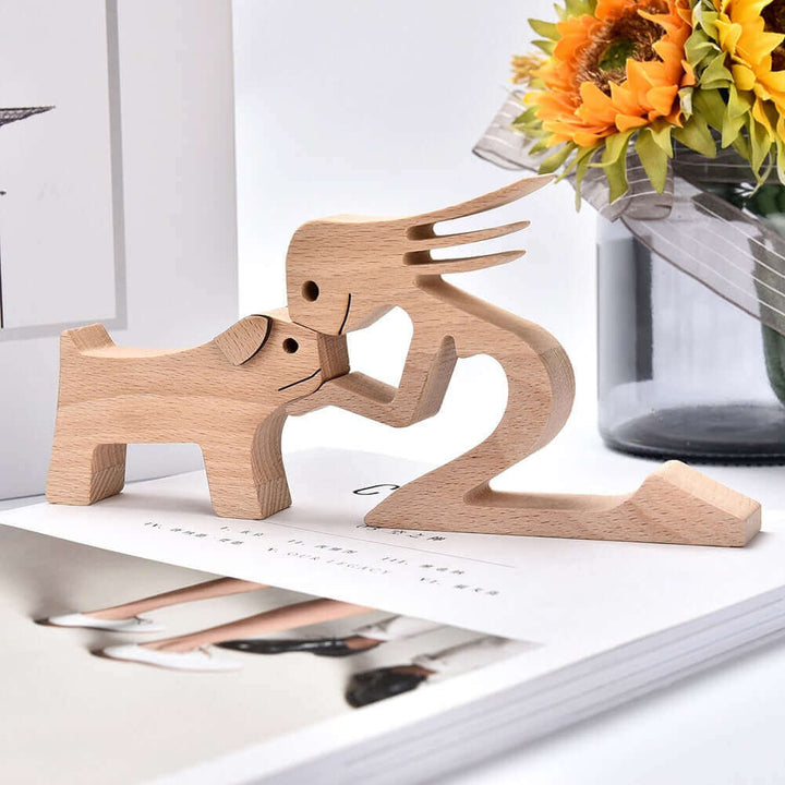 Deense houten dierenornamenten