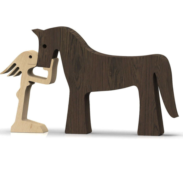 Deense houten dierenornamenten