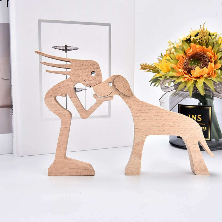 Deense houten dierenornamenten